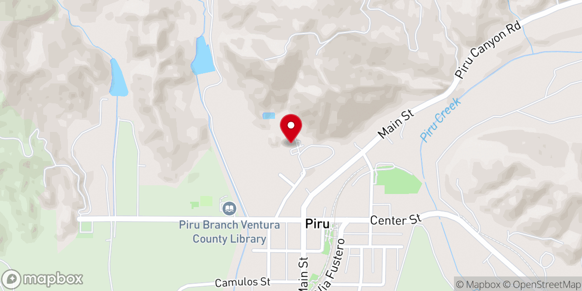 Map showing location of Newhall Mansion