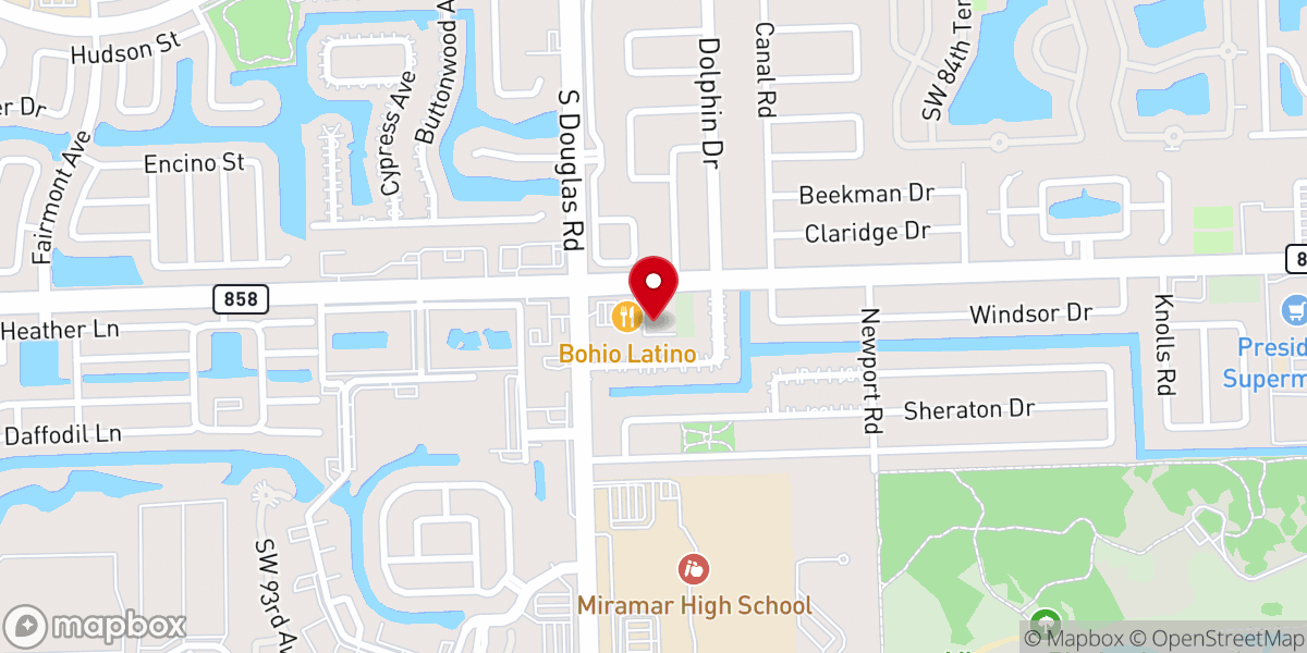 Map showing location of Jesus Ministries Family Worship Center