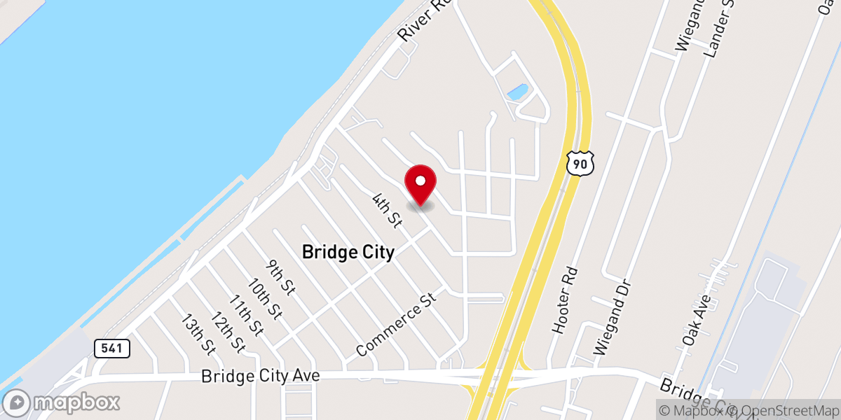 Map showing location of Third Emanuel Baptist Church