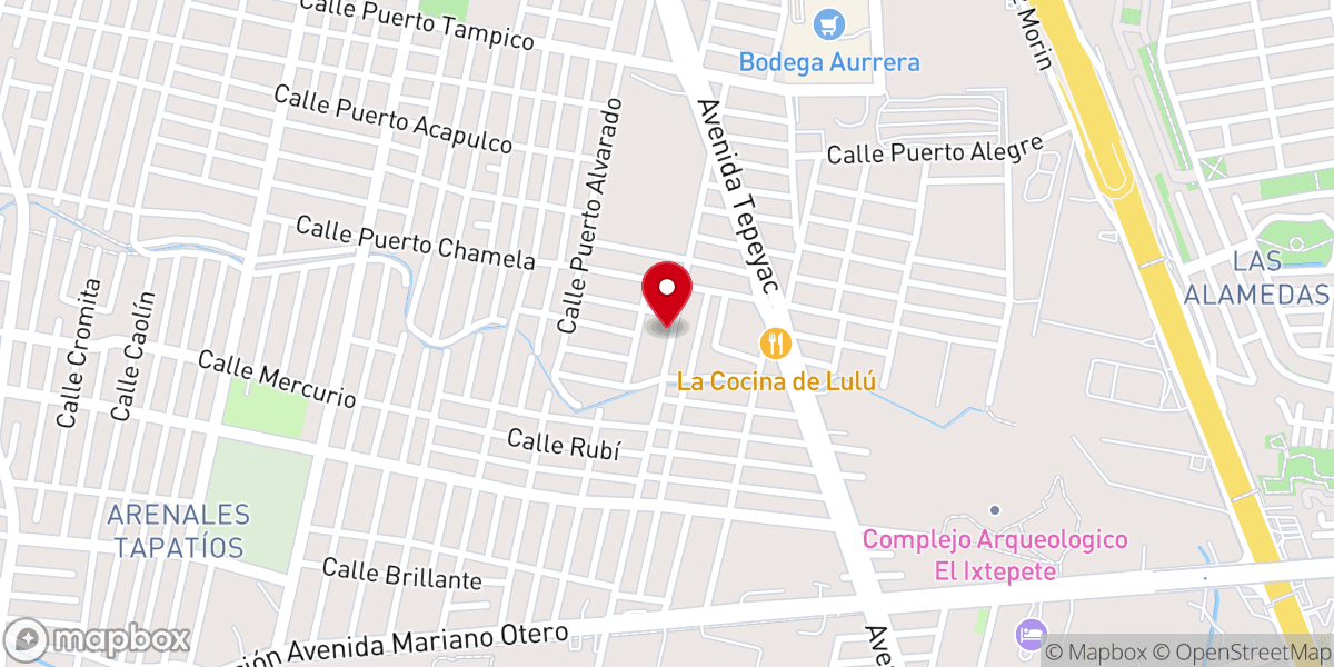 Map showing location of Iglesia Bautista Pequeño Rebaño