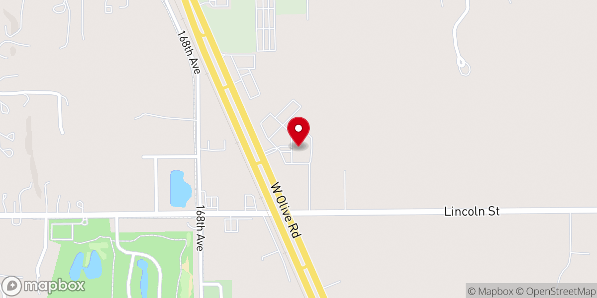 Map showing location of Harvest Vertical Church - Grand Haven Campus