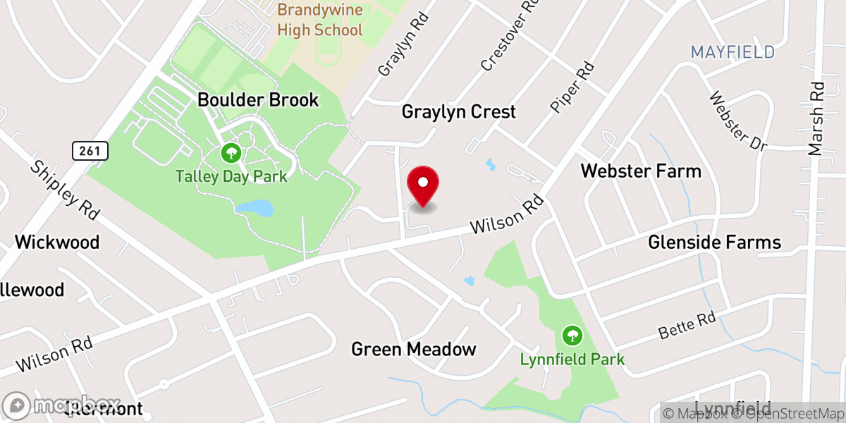 Map showing location of The Episcopal Church in Delaware