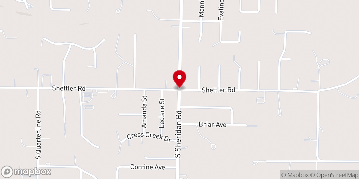 Map showing location of Fruitport Township