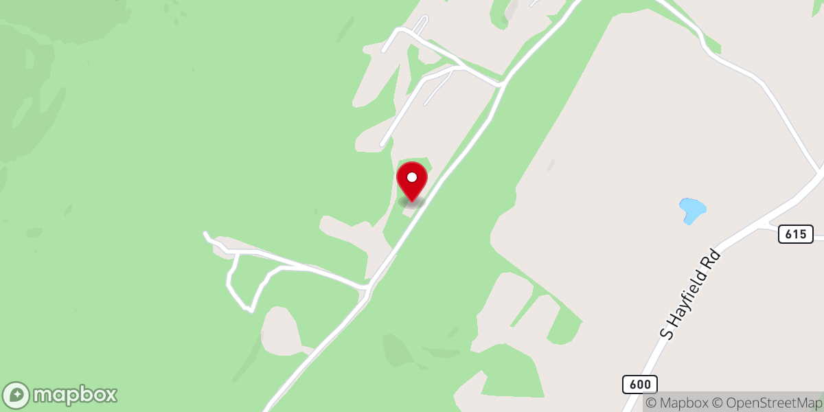 Map showing location of Harvesters of Hope International