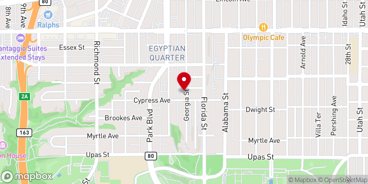 Map showing location of A Mission Proclaimed Productions