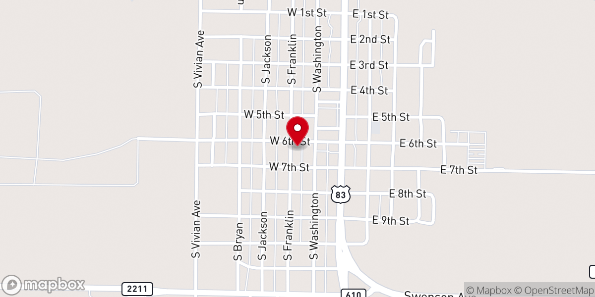 Map showing location of First United Methodist Church
