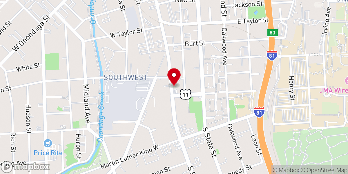 Map showing location of Greater New Testament Missionary Baptist Church