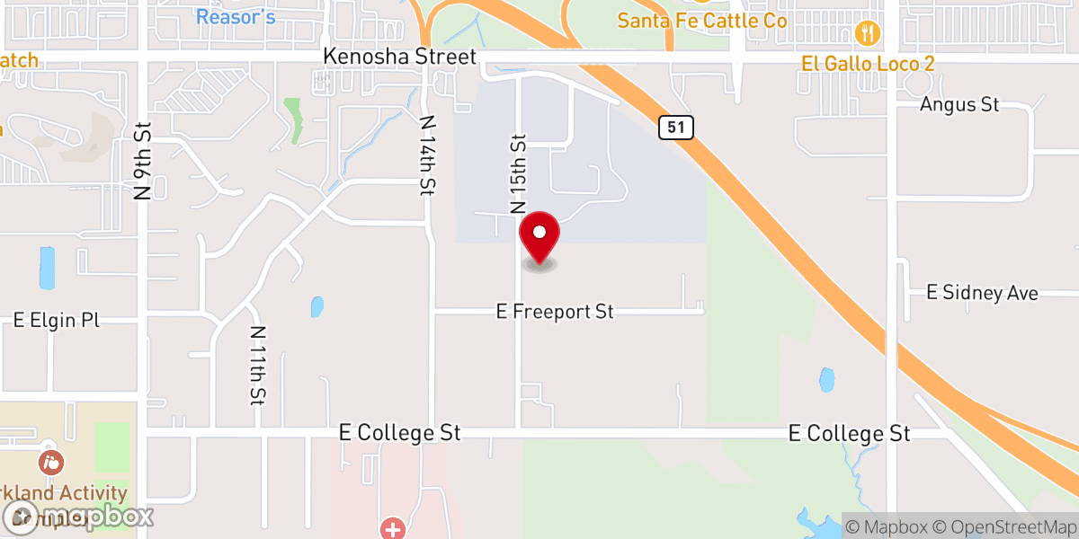 Map showing location of The Church of God