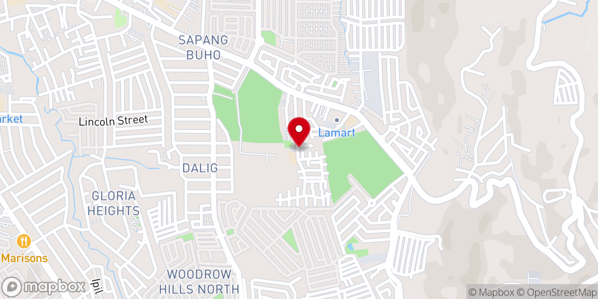Map showing location of San Antonio de Padua Parish Church - San Antonio Village, Dalig, Antipolo City, Rizal (Diocese of Antipolo)
