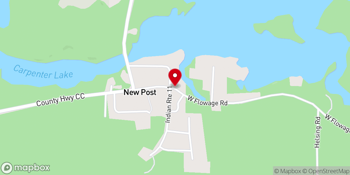 Map showing location of St. Ignatius Catholic Church