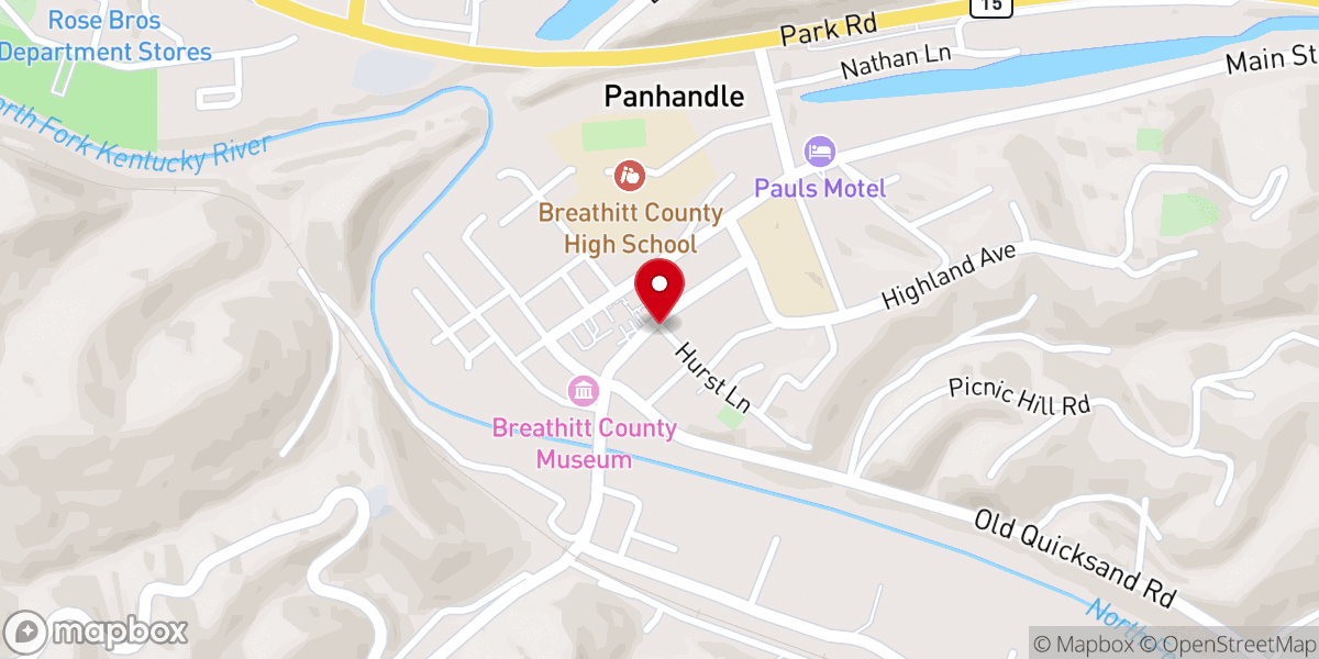Map showing location of Cornerstone Christian Church of Jackson Incorporated