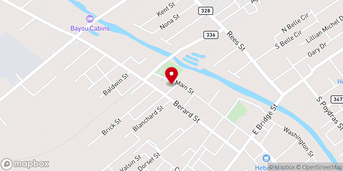Map showing location of St. Francis of Assisi Parish Hall