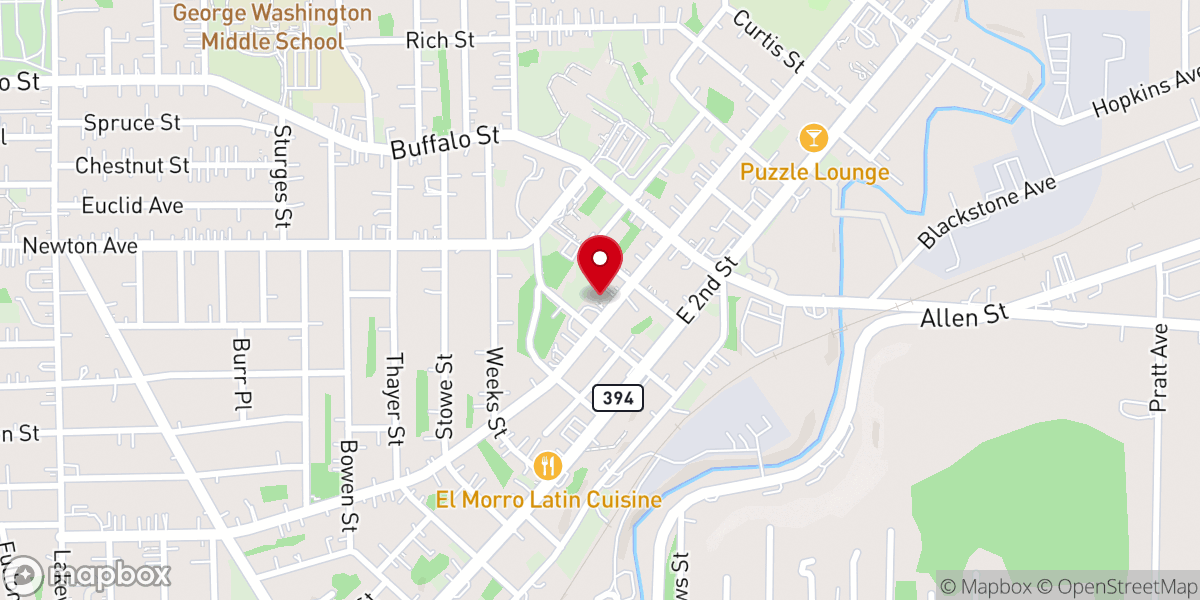 Map showing location of First Church of God