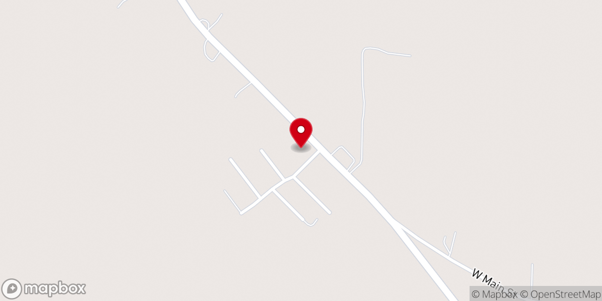Map showing location of First Baptist Church