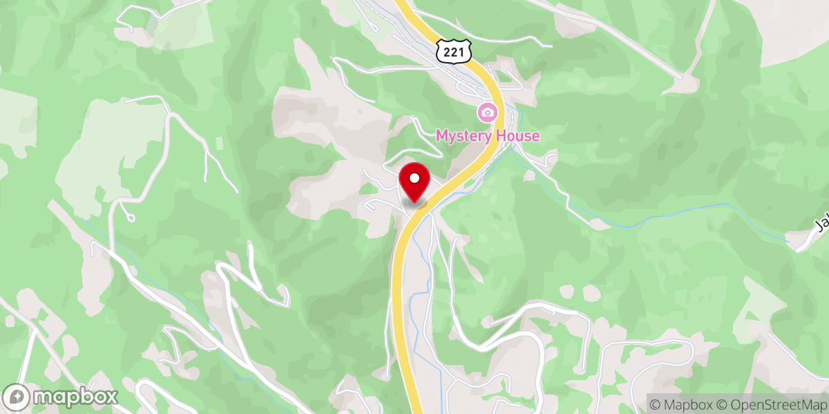 Map showing location of Crystal Wedding Chapel