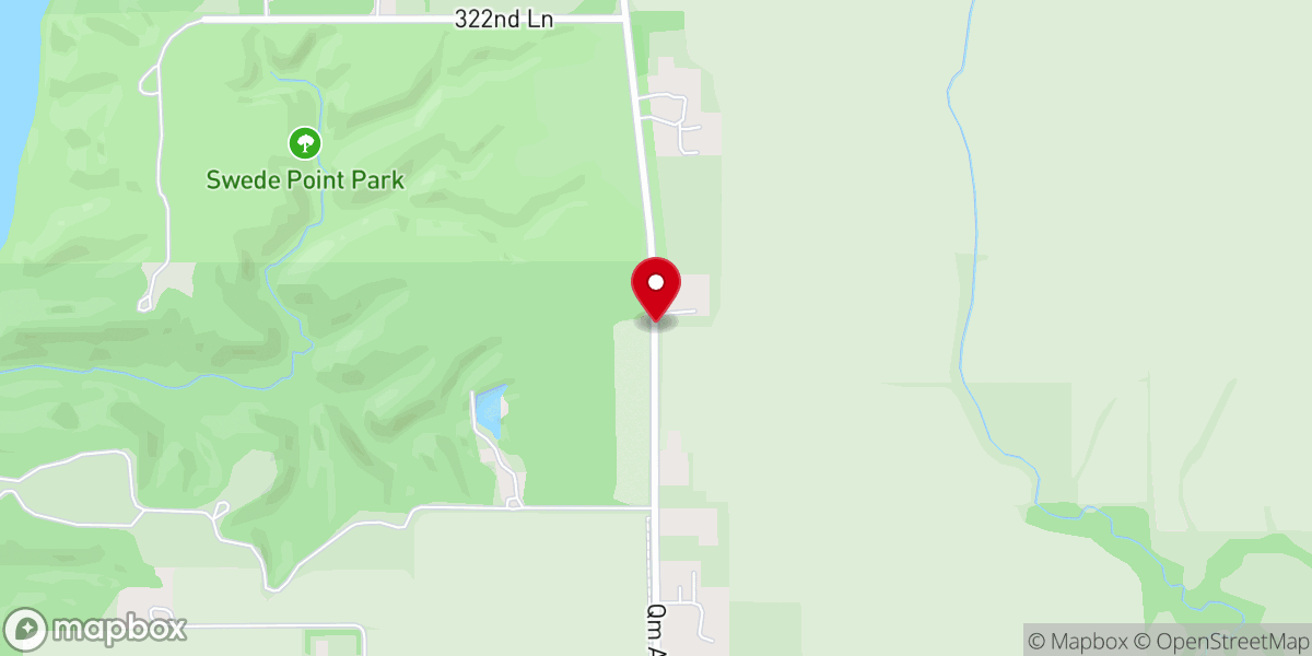 Map showing location of Team Jesus of Iowa