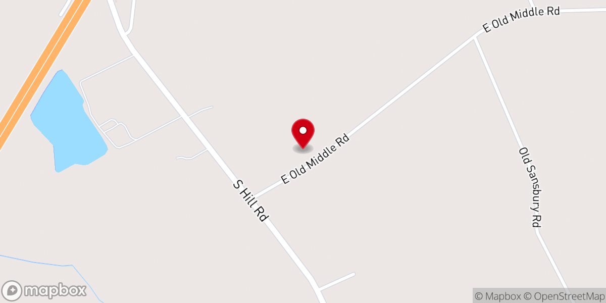 Map showing location of Howard Chapel Freewill Baptist