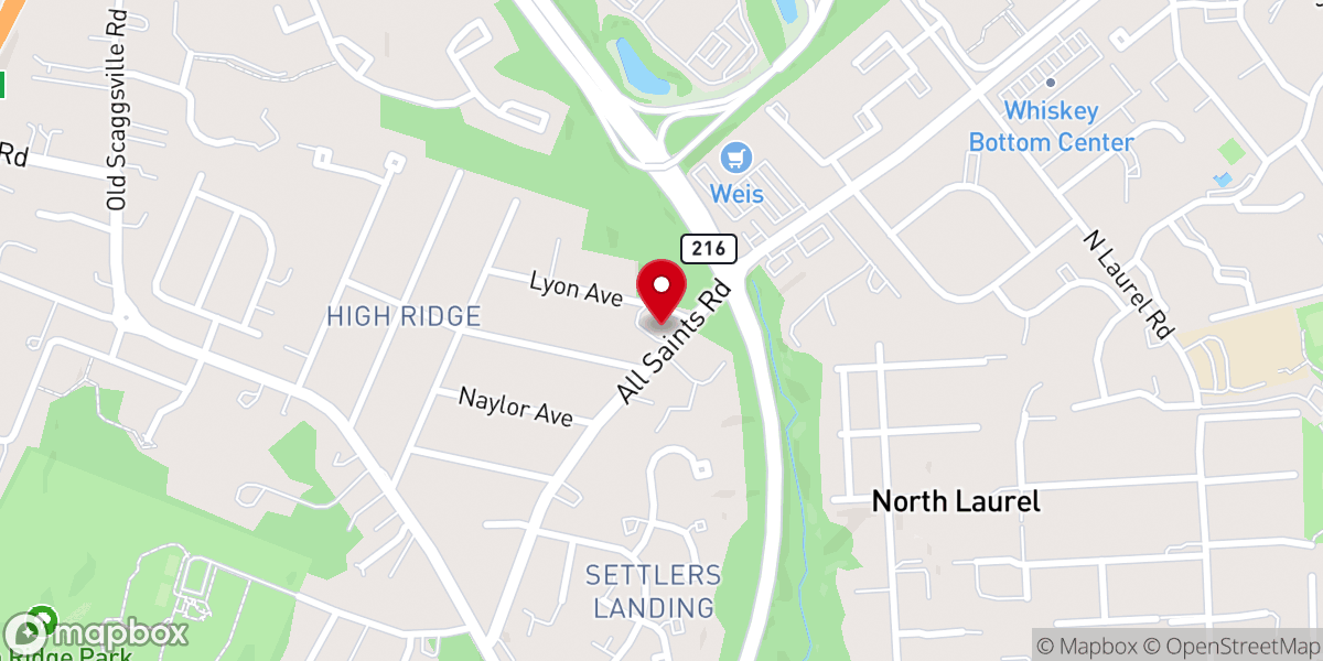 Map showing location of Word Focus Chapel Inc