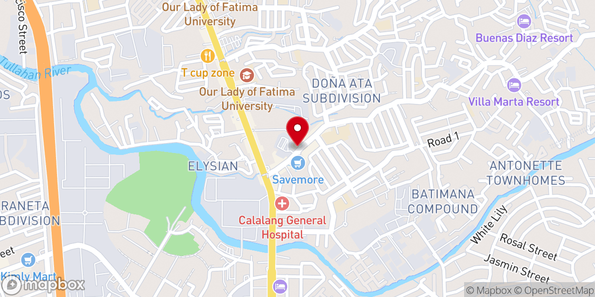 Map showing location of Universal Evangelical Christian Church - CENTRAL