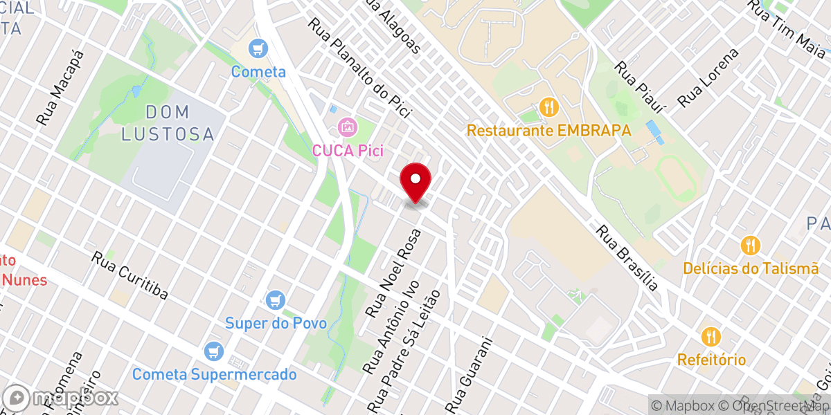 Map showing location of IGREJA PENTECOSTAL CASA DO OLEIRO
