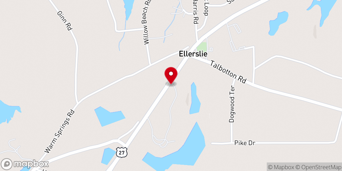Map showing location of Ellerslie Park