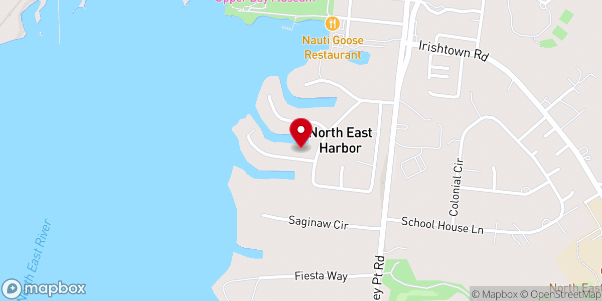 Map showing location of The Inn at the Boardwalk