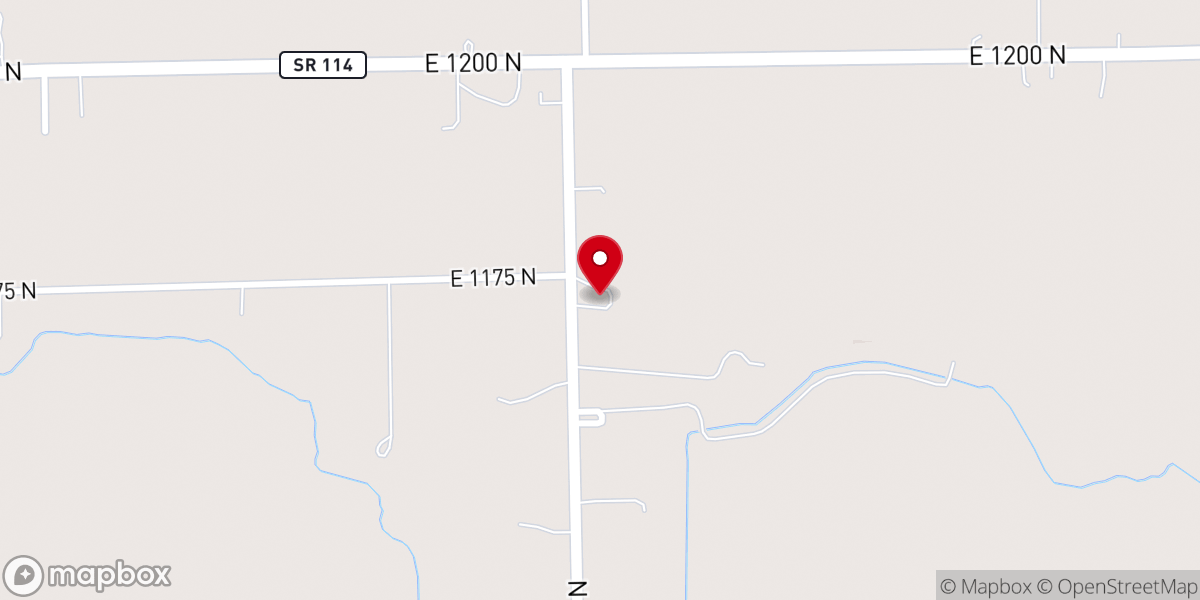 Map showing location of Manchester Bible Church