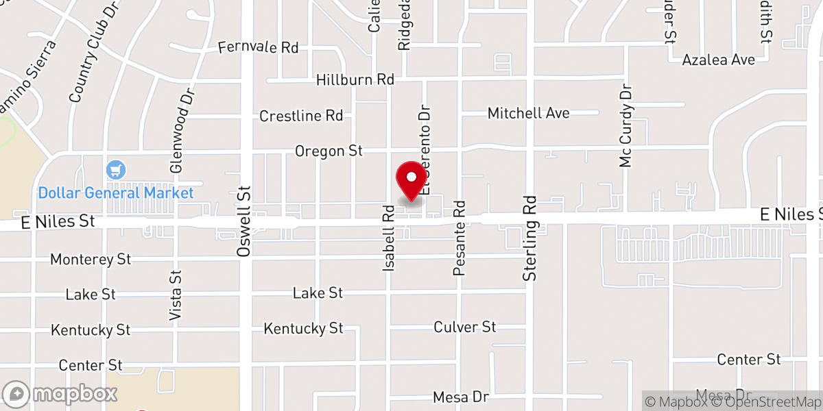 Map showing location of Freedom Faith Fellowship Church