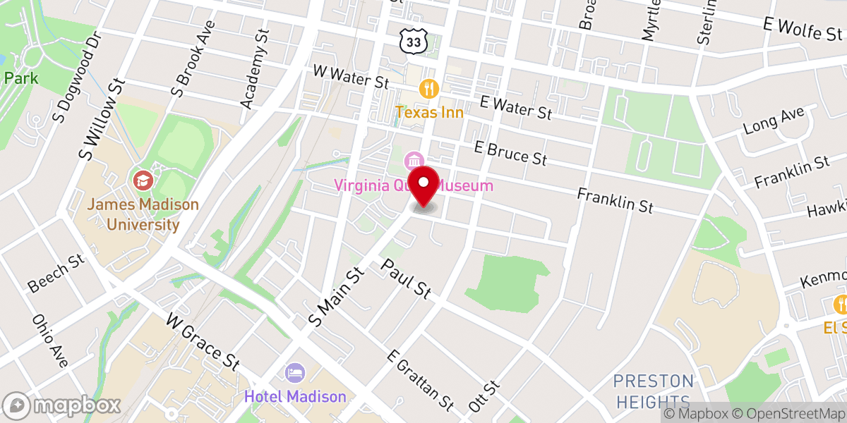 Map showing location of Saint Stephens United Church of Christ