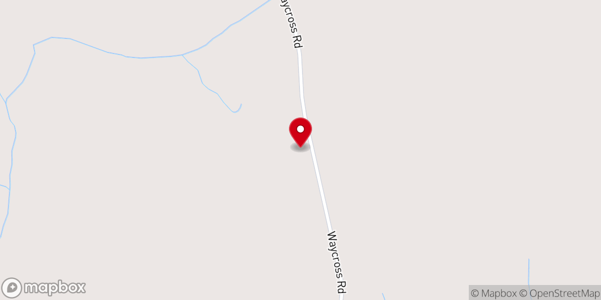 Map showing location of Way of the Cross Church