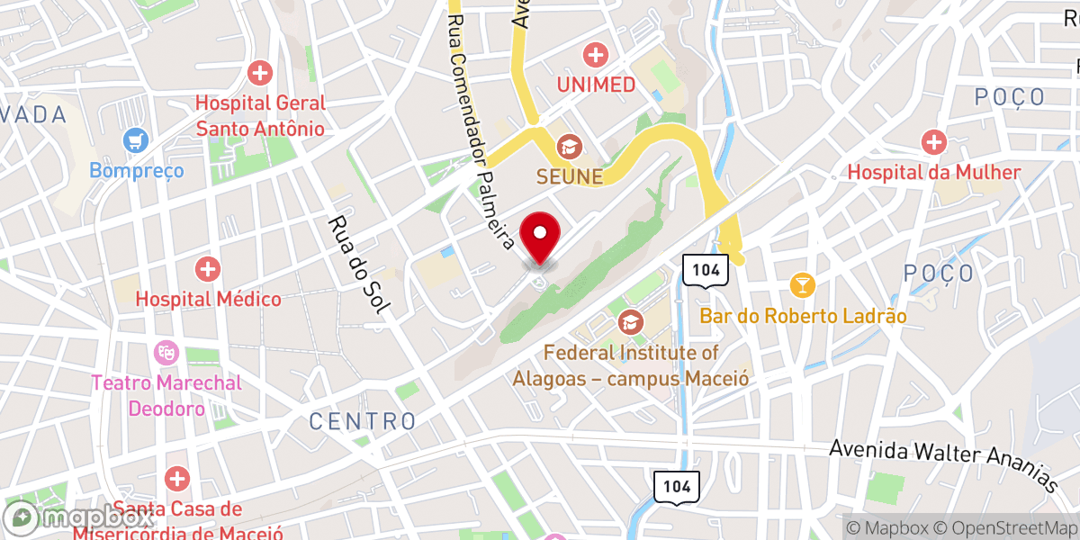 Map showing location of Igreja de São Gonçalo