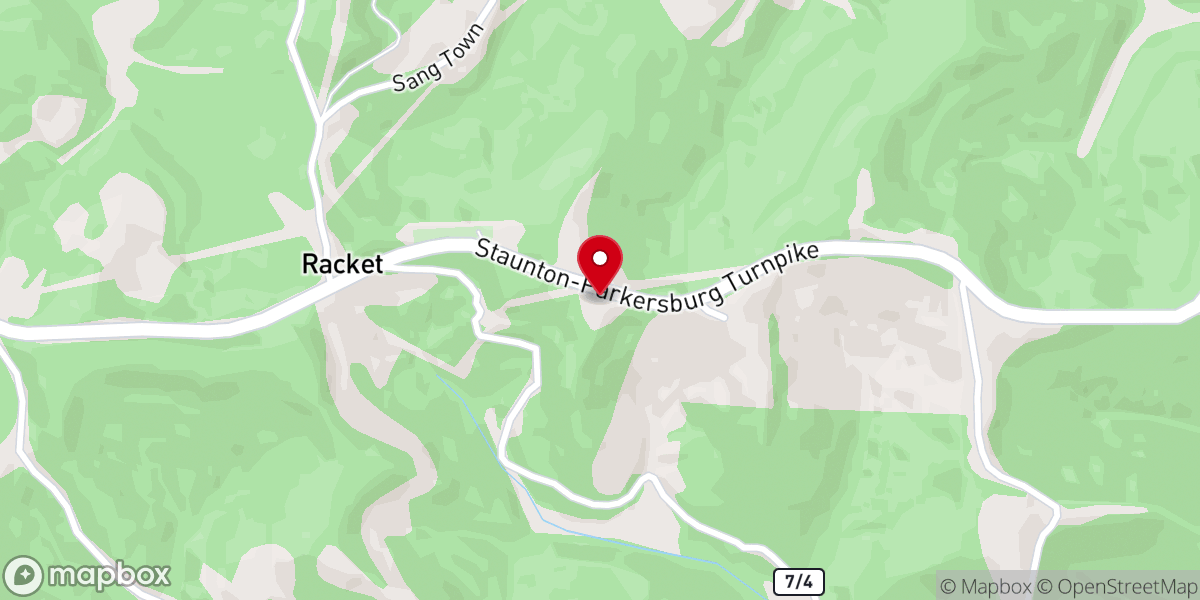 Map showing location of New Testament Baptist Church