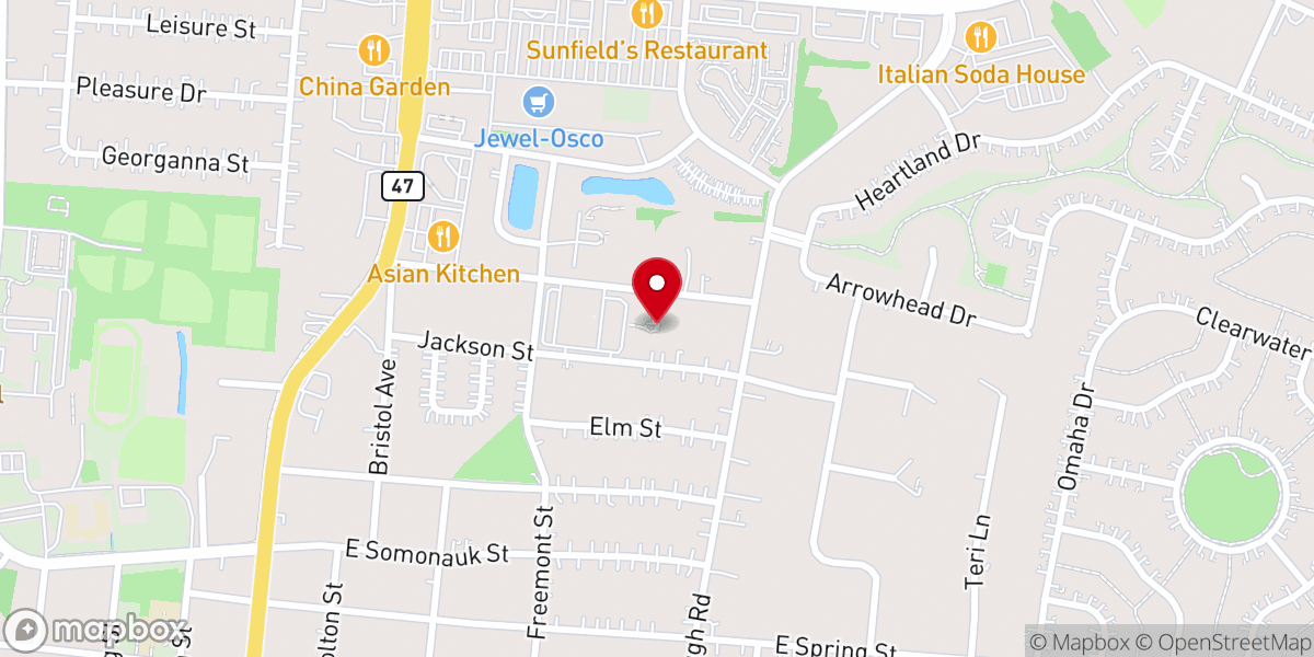 Map showing location of St. Gianna Molla Shrine