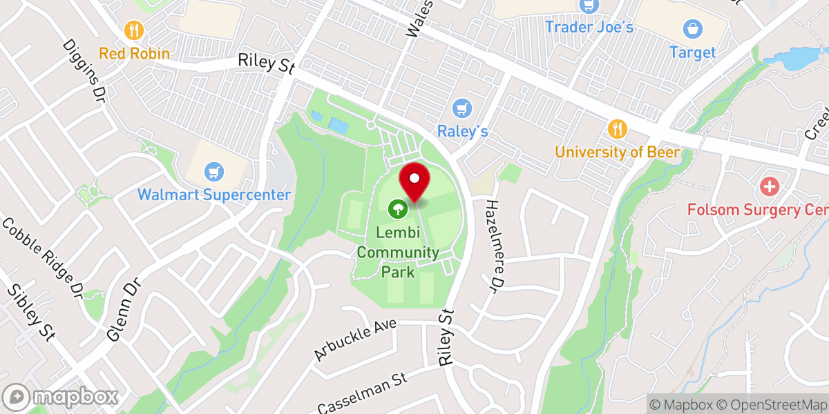 Map showing location of Lembi Park