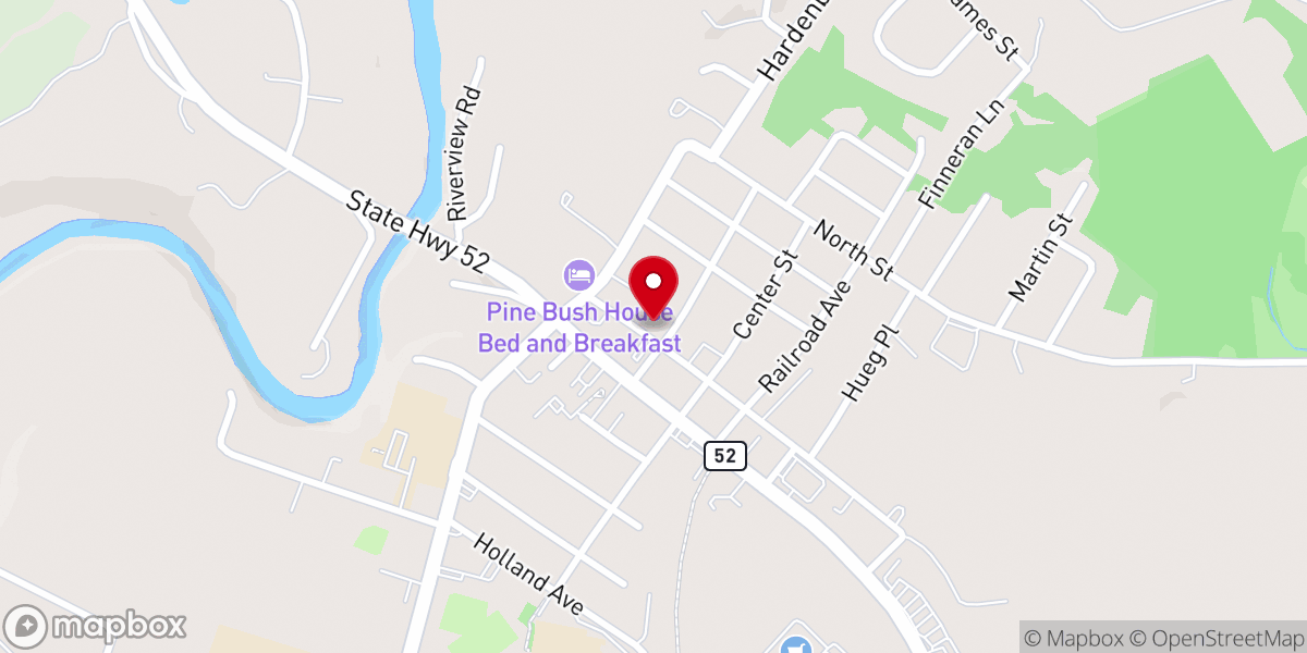 Map showing location of First Church of Our Lord Jesus Christ - Pine Bush, NY