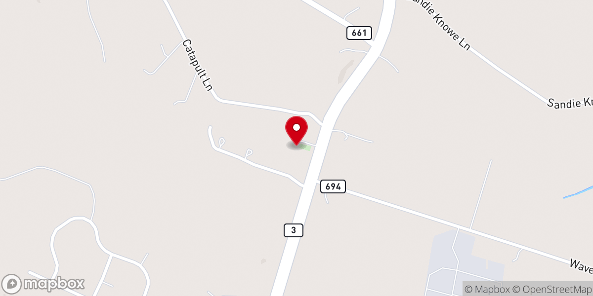 Map showing location of Mount Zion United Methodist Church