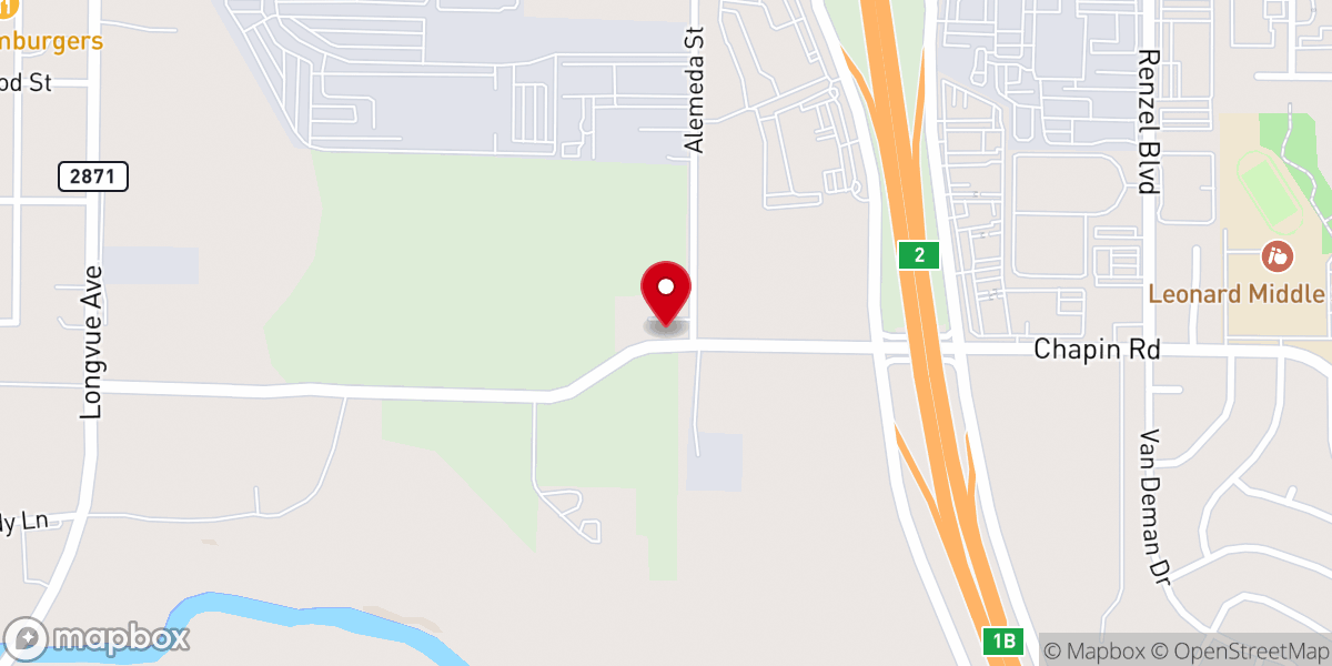 Map showing location of Westridge Church of the Nazarene