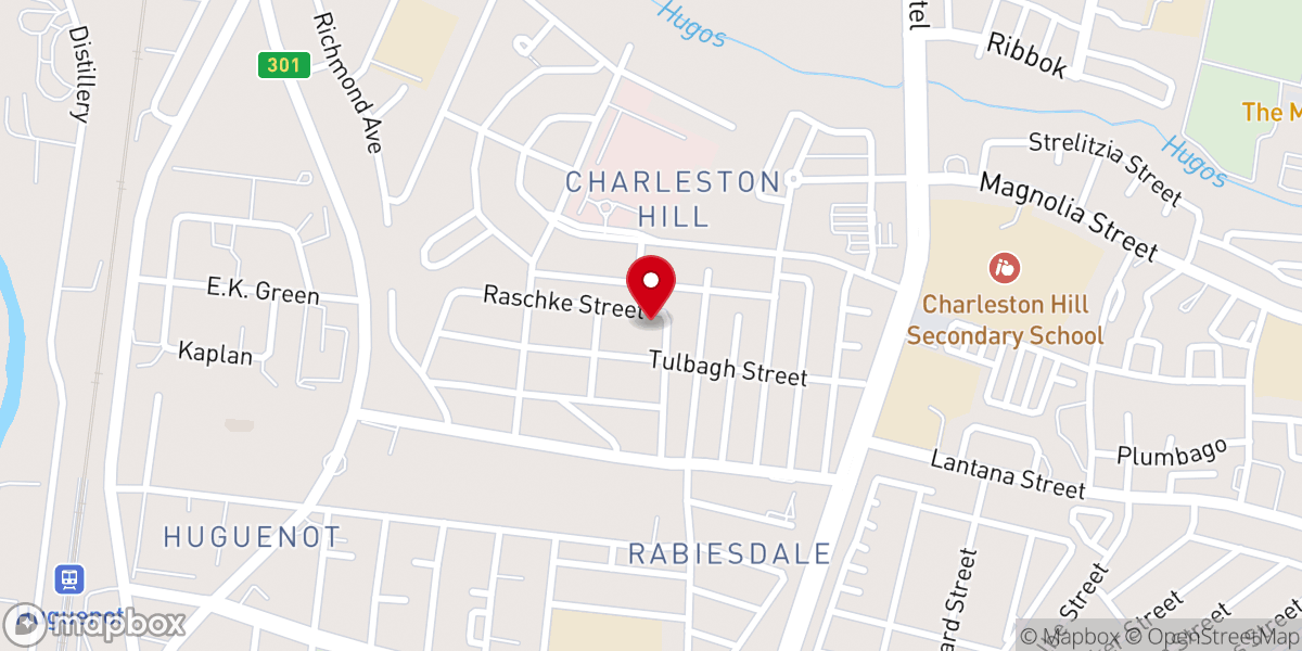 Map showing location of VGKSA Immanuel Paarl (URCSA)