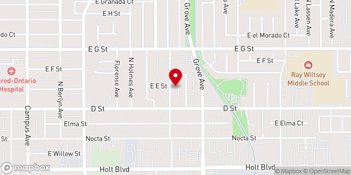 Map showing location of Bible Baptist Church International
