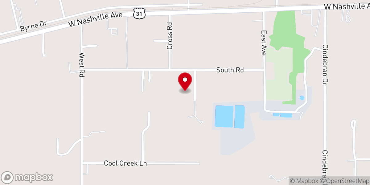 Map showing location of West End Church