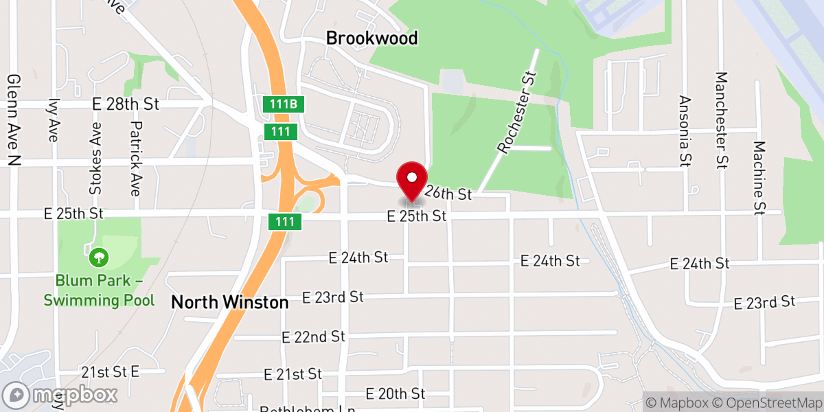 Map showing location of Saint Paul Apostolic Church of Christ