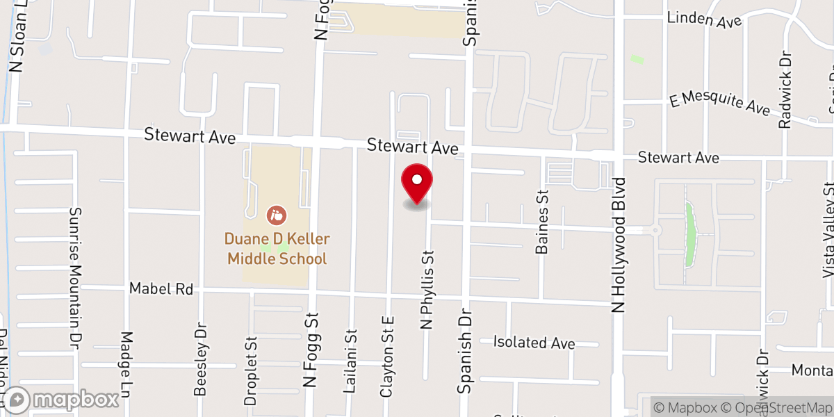 Map showing location of Ministerios De Amor Inc
