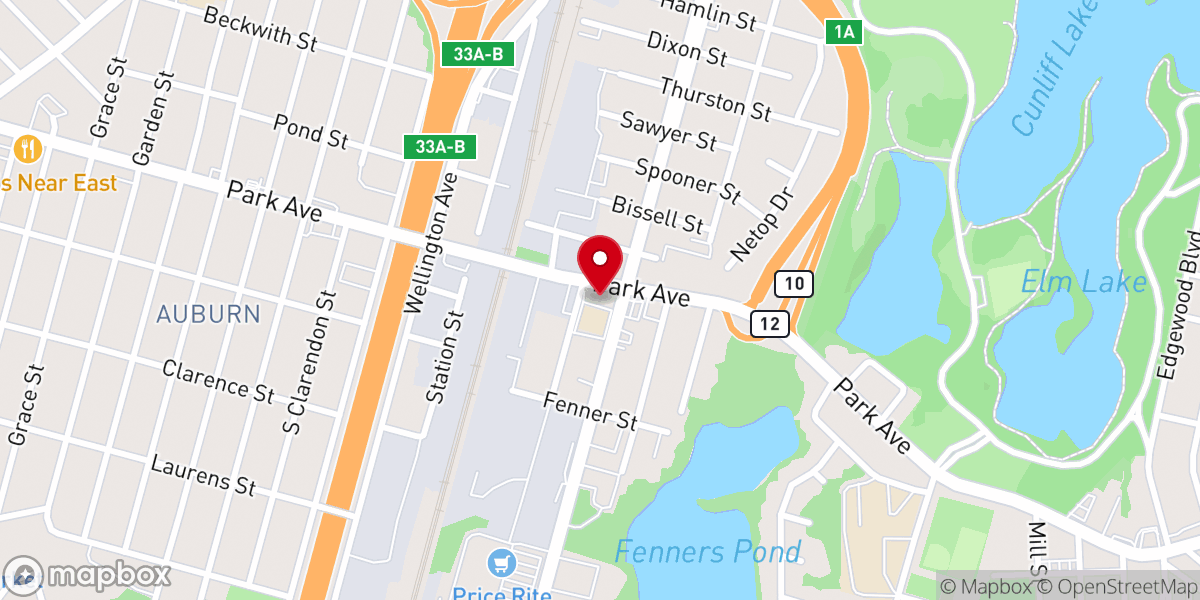Map showing location of St. Matthew Roman Catholic Church