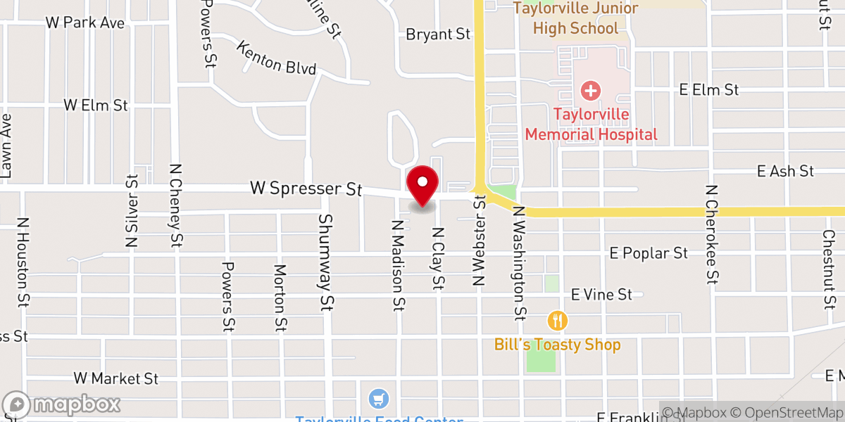 Map showing location of Sutton Memorial Home