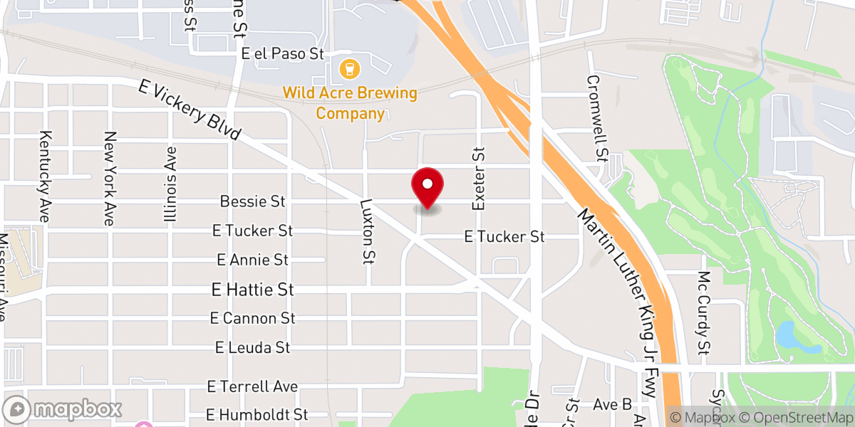 Map showing location of Worth Hill Holiness Church