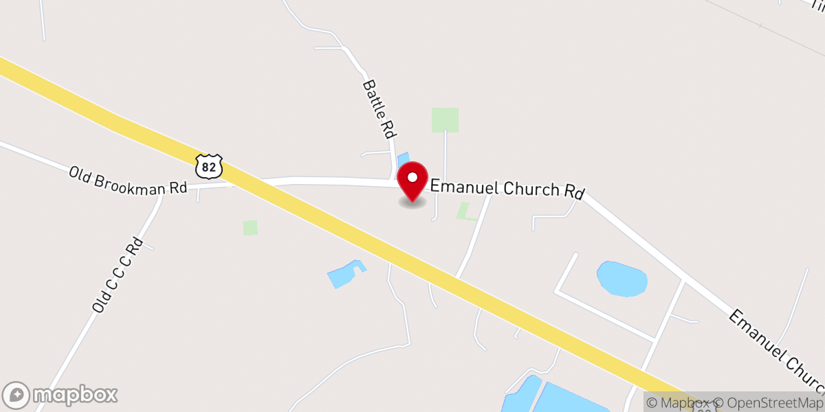 Map showing location of Saint Joseph Church