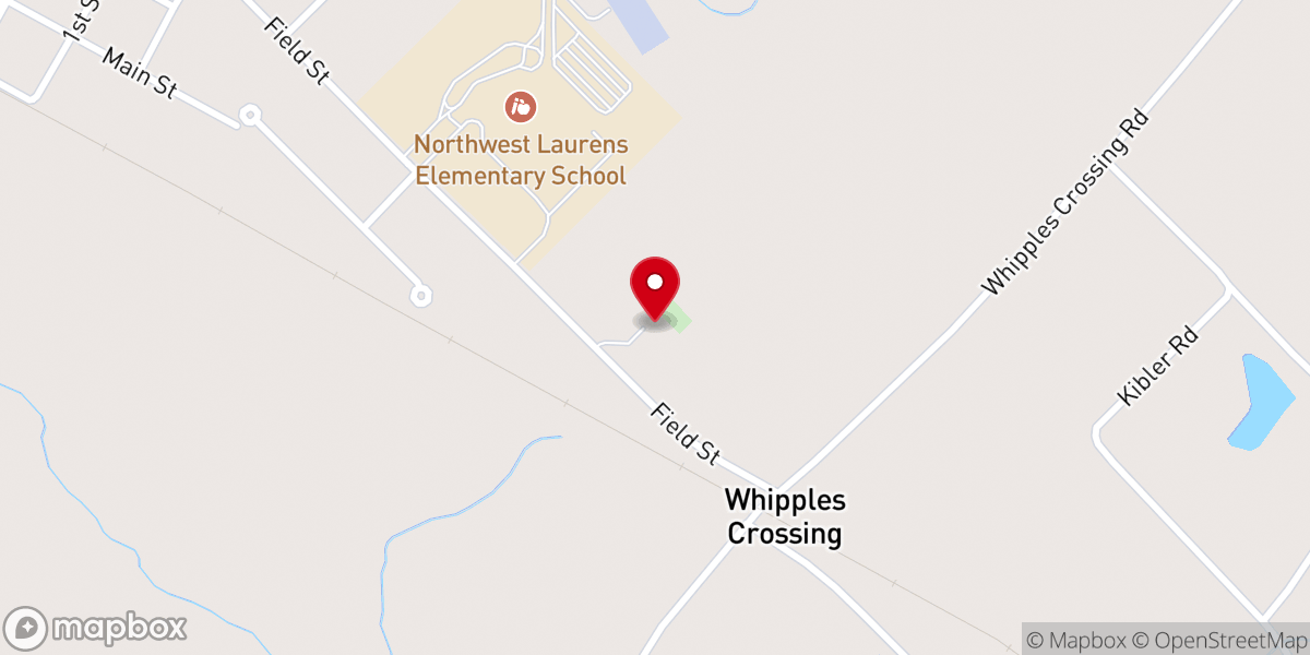 Map showing location of New Vision Missionary Baptist