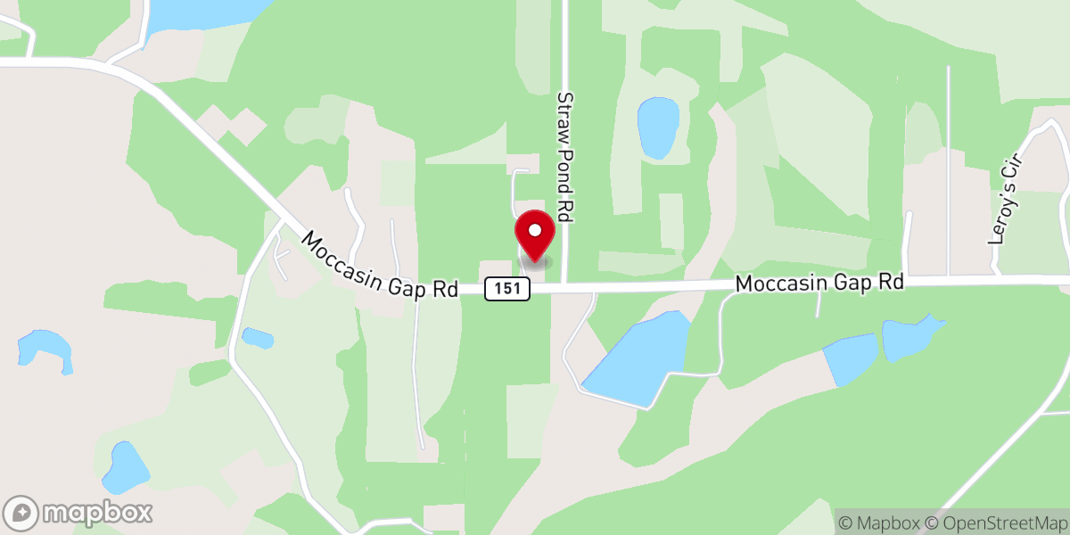 Map showing location of Miccosukee Church of God of Prophecy