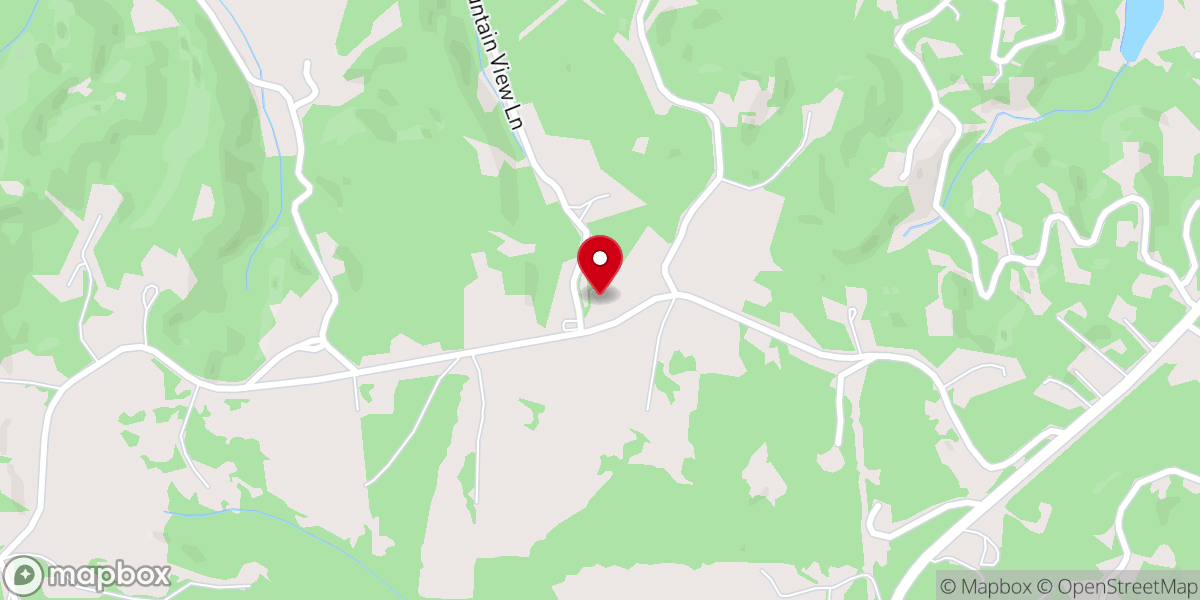 Map showing location of Mountain View Church