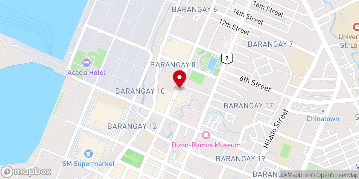 Map showing location of Ilaya Community Baptist Church
